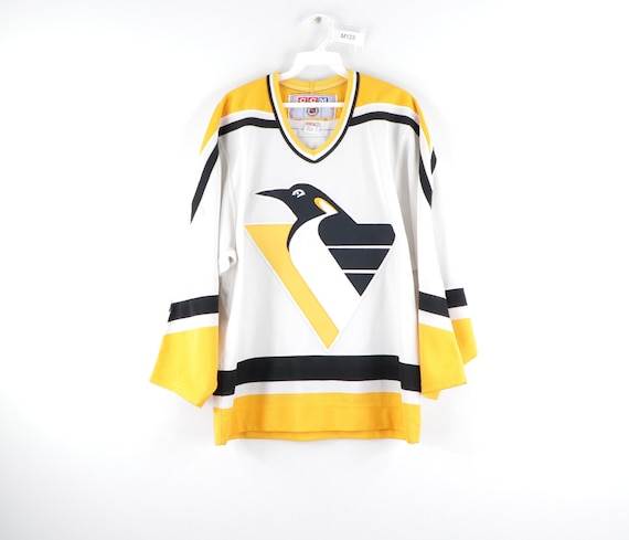 Vintage 90s CCM Pittsburgh Penguins Stitched NHL H