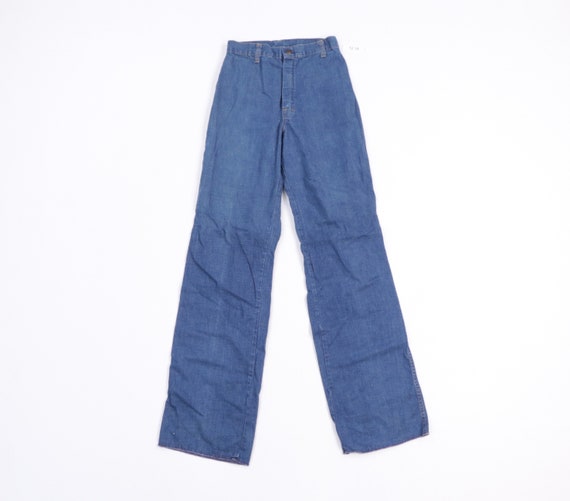 70s Streetwear Distressed Wide Leg Flared Denim Je
