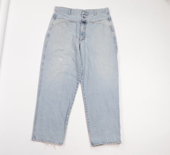 90s Marithe Francois Girbaud Tapered Leg Distresse