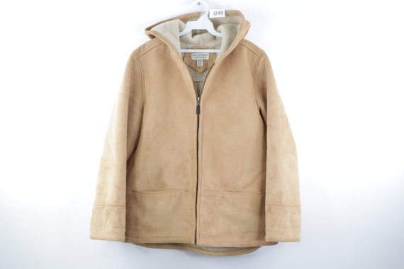 90s Streetwear Deep Pile Fleece Lined Hooded Parka