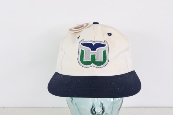 vintage hartford whalers hat