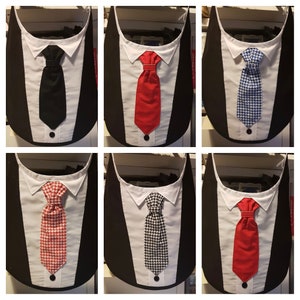 Big dog slobber tie tux bib great for occasions, weddings any fun thing