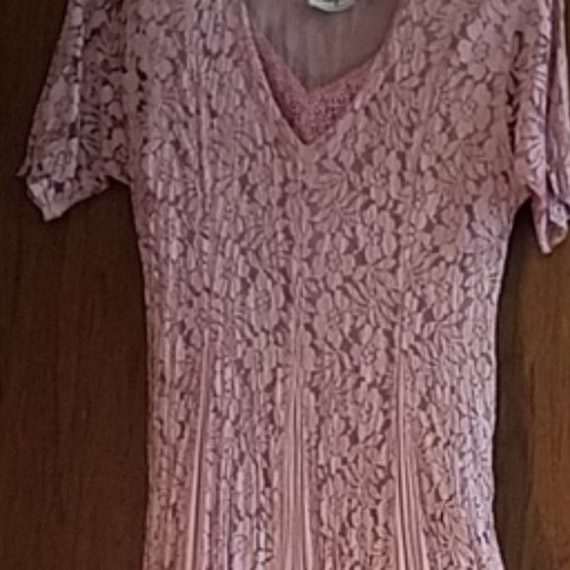 Vintage romantic lace Nostalgia dress lovely rose