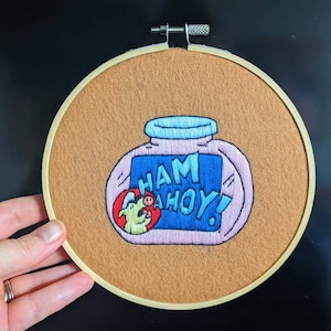 Jamón Ahoy Simpsons Bordado