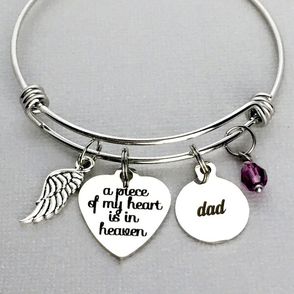 Sympathy bracelet for loss of father