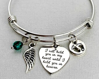 Mum Ill Hold You In My Heart Until We Meet In Heaven Pendant On 18 Silver Plated Fine Metal Chain Necklace Ideal Memorial Keepsake Gift N651