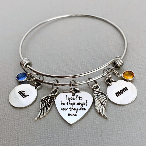 Dad angel bracelet deals