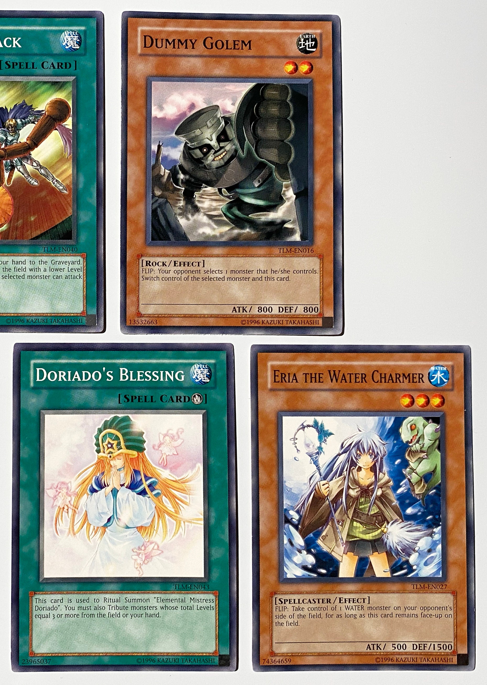 1996 Yugioh 7 Original Card Lot Yu-gi-oh! 1st Edition Spell Trap