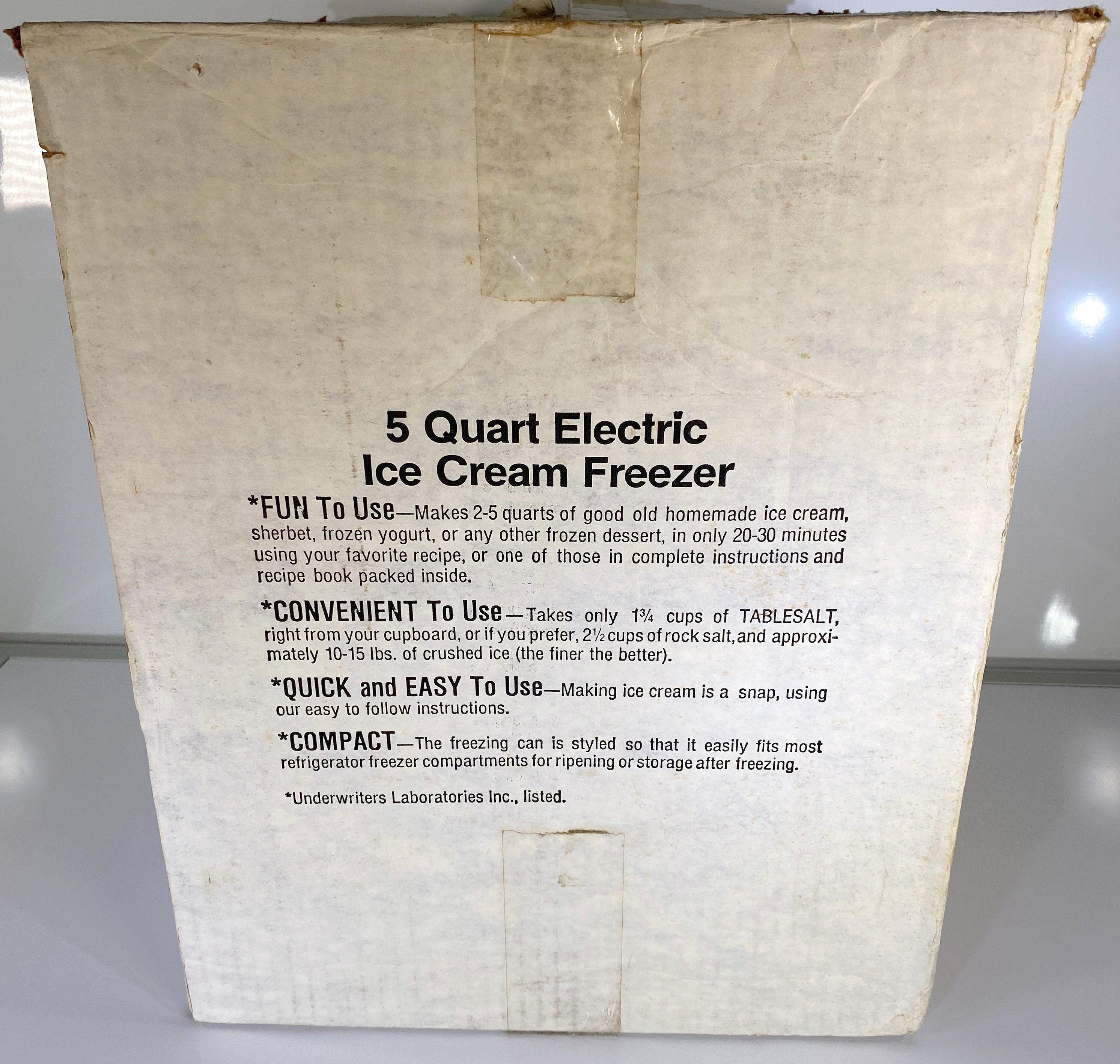 RCW Electric Ice Cream Freezer 5 Quart Vintage Wooden w/ Box Etsy