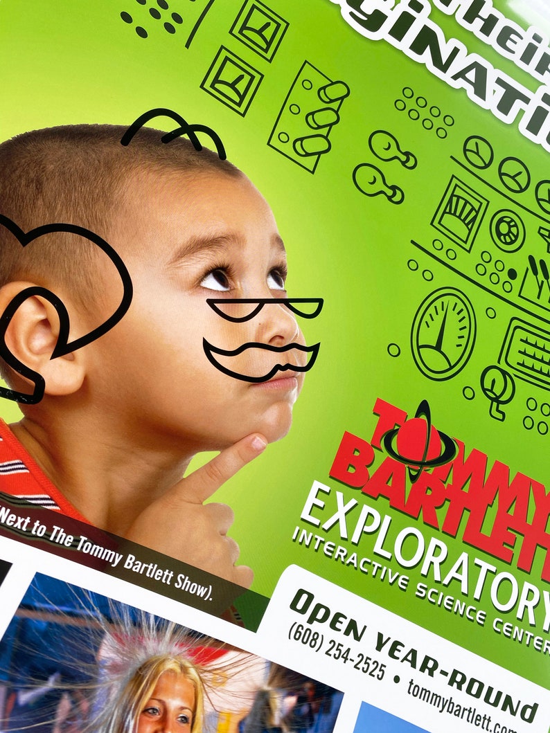 Poster 3 Tommy Bartlett Exploratory Water Ski Sky Stage Show Wisconsin