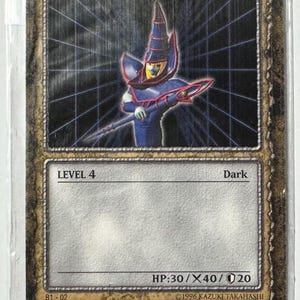 Yugioh Dungeon Dice Monsters DDM Dark Magician B1-02 Tarjeta Bolsa Sellada Yu-Gi-Oh!