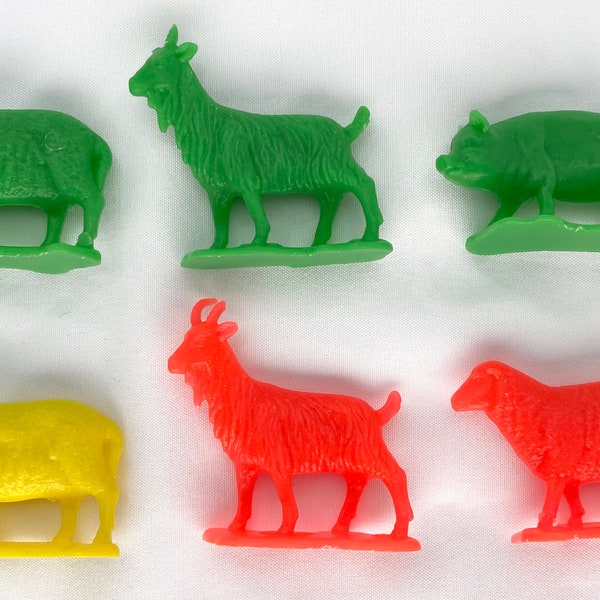 Toy Plastic Goat Etsy