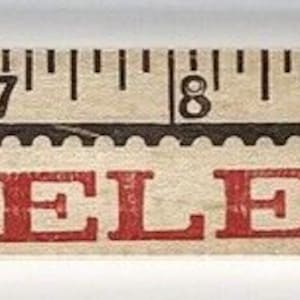 Vintage McSorley Electric Portage WI Wooden Yardstick Ruler Wisconsin