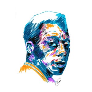 James Baldwin Portrait