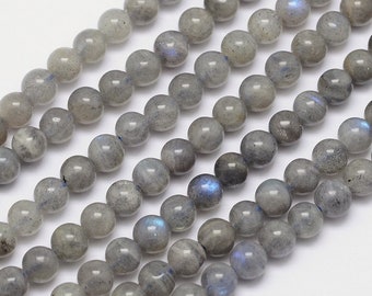 Natural Mystic Labradorite Blotter à facettes perles 8 mm Brin 8 in long perles environ 20.32 cm
