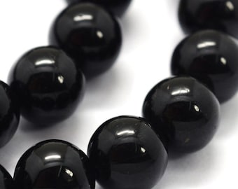 10 perles de 6 mm en Tourmaline, grade A