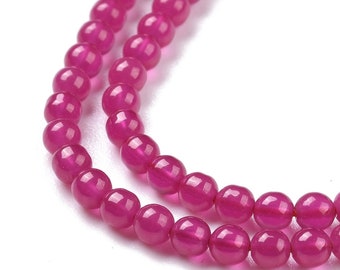 10 3mm ruby beads