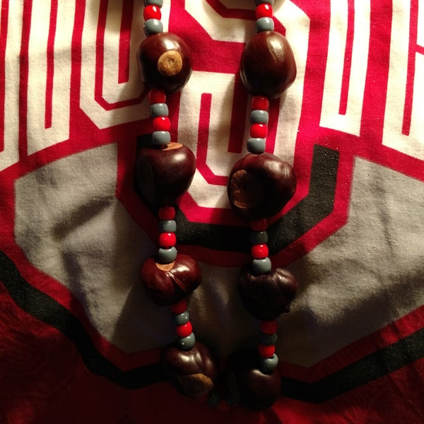 New style 10 ct Buckeye necklace  #009