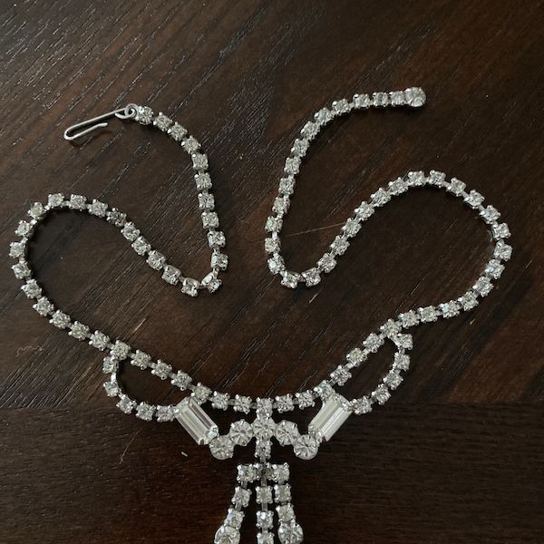 Vintage 1950’s rhinestone necklace