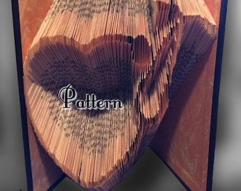 Estetoscopio Corazón v2 - Patrón de arte de libro plegado - ¡Descarga instantánea!