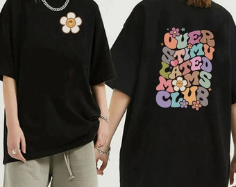 Retro Overstimulated Moms Club PNG, overstimulated mom Png, Overstimulated Png, Digital Download