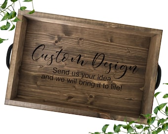 Custom serving tray 16.5\u201dx24\u201d