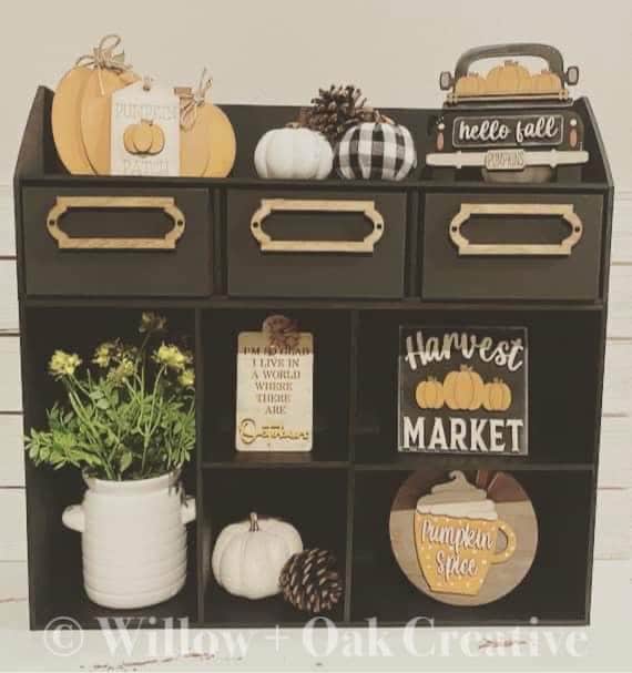 Recipe Box Cubbies Tray_Laser Cut File_InstantDownload_No Physical Product shipped_Gloforge Ready