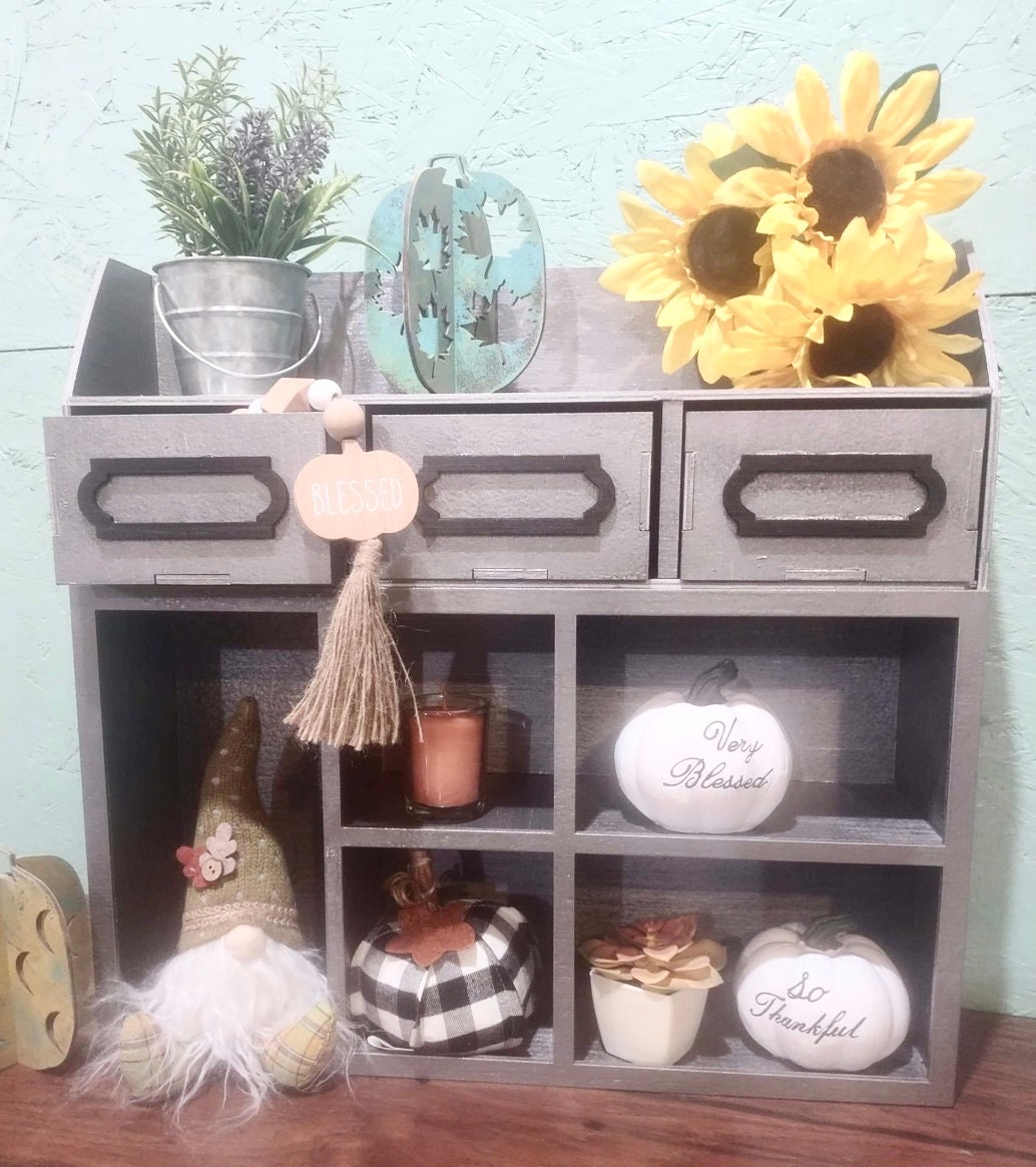 Recipe Box Cubbies Tray_laser Cut File_instantdownload_no - Etsy