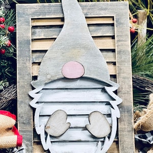 Sluiter Vintage Gnome_Laser Cut File, Glowforge, 18,5 inch x 8 inch. Digitale download, geen product verzonden. Lees beschrijving