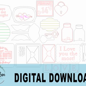 Valentines_KissMe_TIEREDTRAY_DECORATIONS ONLY_GLOWFORGE_SVG_LASER_CUT_FILE_DIGITAL DOWNLOAD ONLY! No physical product will be shipped.