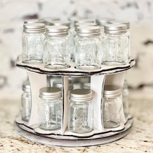 Spinning Spice/Paint/Essential Oils, Storage Rack Laser Cut File, Glowforge_Digital Download_No product will be shipped_Read Description