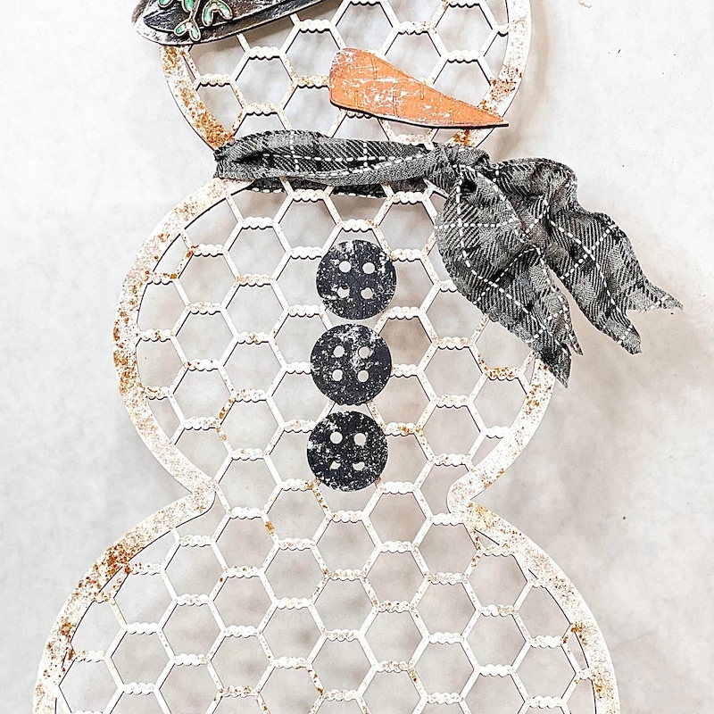 Wire Art Snowman - Etsy