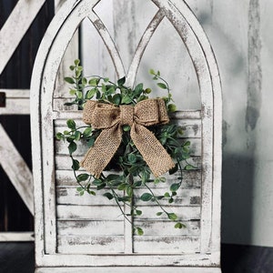 Arched Shutter Window Stand 18.5x10.5inches_Glowforge Ready_Digital Download_No Product shipped_Read description