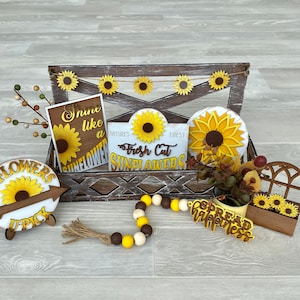 Farmhouse Tiered Tray Basket_Digital Download Only SVG, CO2 LASER Cut File. Glowforge, Decorations Not included. Read Description