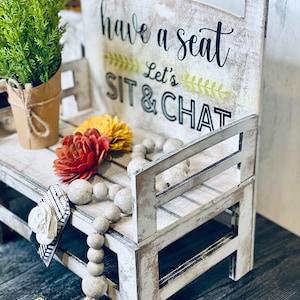 Farmhouse style Bench Laser Cut File, SVG, Glowforge. Digital Download only. No physical Product will be shipped, Read Description!