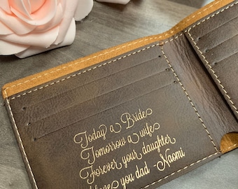 Date Night Idea Man Wallet Personalized Groomsmen Gift Groomsman Proposal Engrave Leather Best Man Groom Wedding Party Gift Set Fathers Day