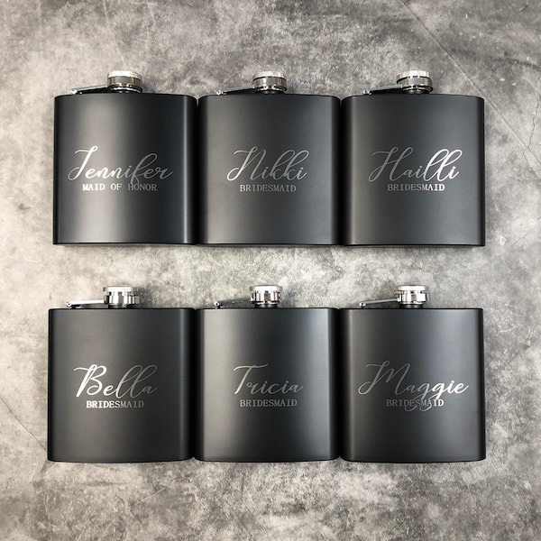 Groomsman Gift Flask for Men Groomsmen Proposal Best Man Proposal Personalize Engraving Flask Wedding Box Gift Set Groomsman Gift