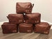 Groomsmen Gift Bag Personalize Shaving Kit Groomsman Gift Toiletry Bag Brown Leather Dopp Kit Wedding Gift Groom Travel Case Set 
