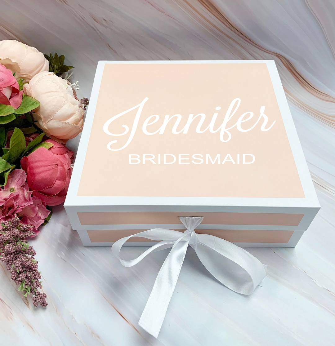 Proposal Box Personalize Your Proposal Box Bridesmaid Gift Box Personalised ...