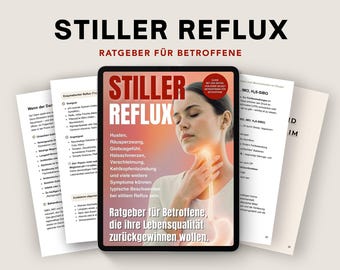 Libro sobre el reflujo silencioso: la guía práctica para descargar al instante (PDF) | Trata la tos y la irritación de garganta de forma sostenible.