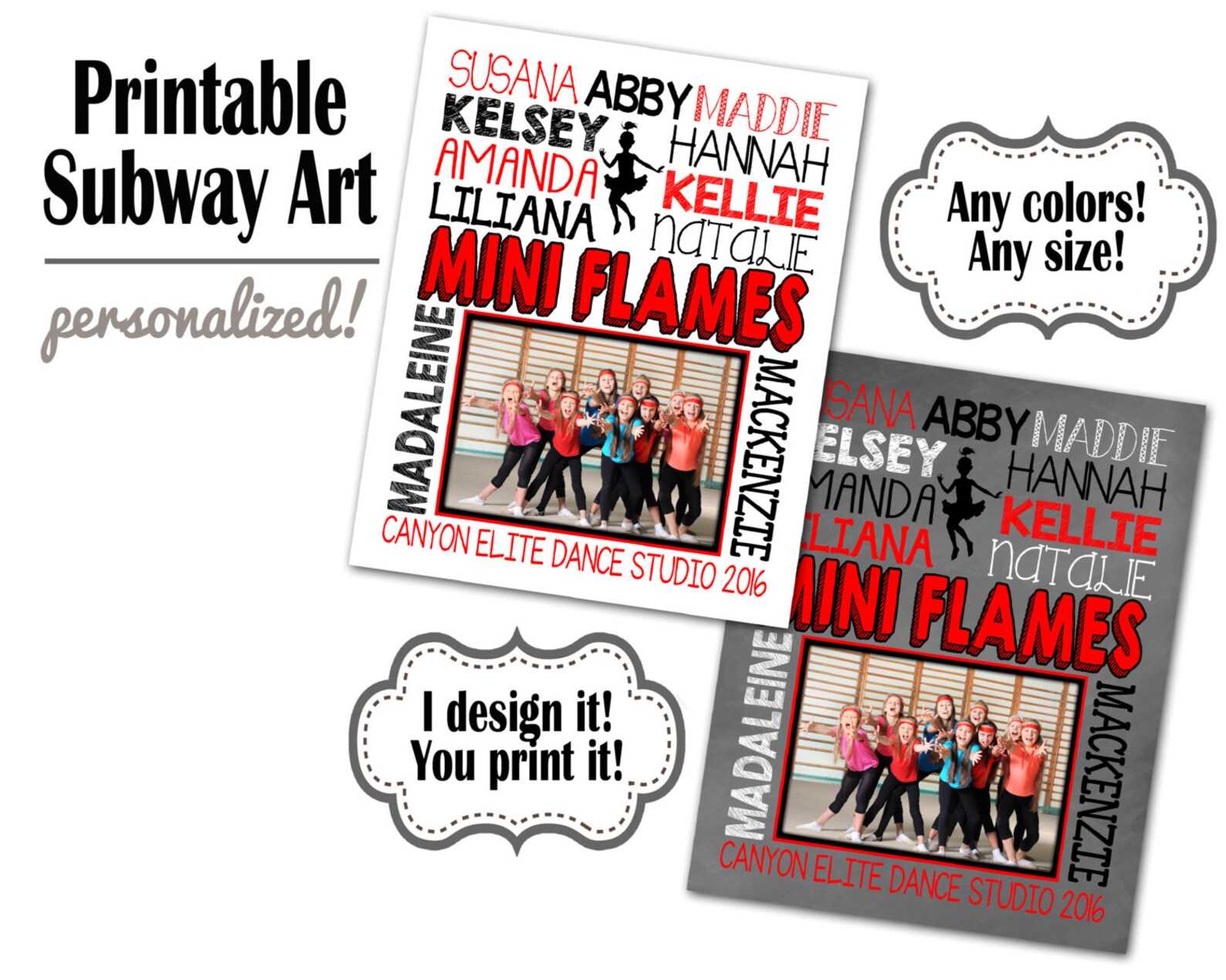 Dance Team Gift Dance Gifts Dance Studio Banner Poster Etsy