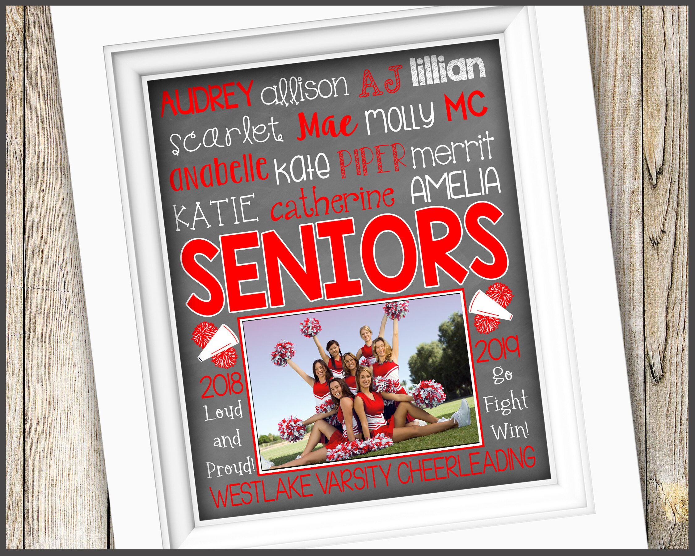 Senior Cheer Gift Cheer Gift Cheerleader Senior Year Gift Cheerleading Gift  Seniors Gift Senior Gift Cheer PRINTABLE DIGITAL 