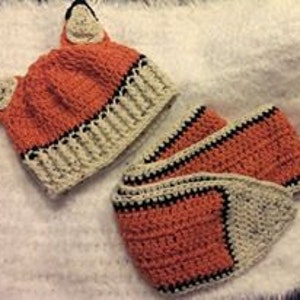 crochet fox hat, fox hat and or scarf, crochet fox scarf, crochet fox, newborn pictures, photo prop, Christmas gift, Christmas hat