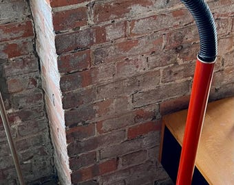 Vintage ALSY RED Gooseneck Floor LAMP 1960s 1970s Mid Century Modern Retro