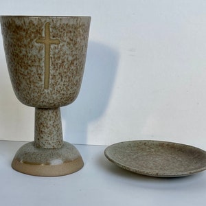 1960s Jane Gordon MARTZ CHALICE & Host PLATE Goblet Marshall Studios Mid Century Modern