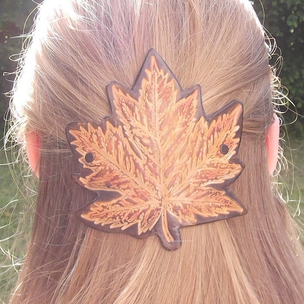 Leather Barrette Pattern Etsy