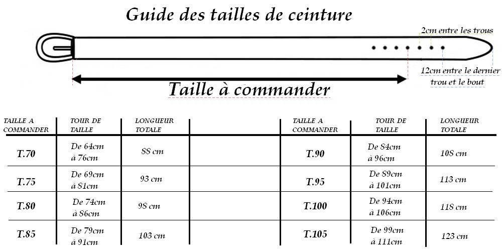 Calcul taille ceinture online