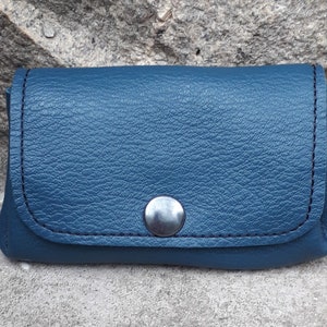 Soft leather compartmentalized purse, color of your choice
