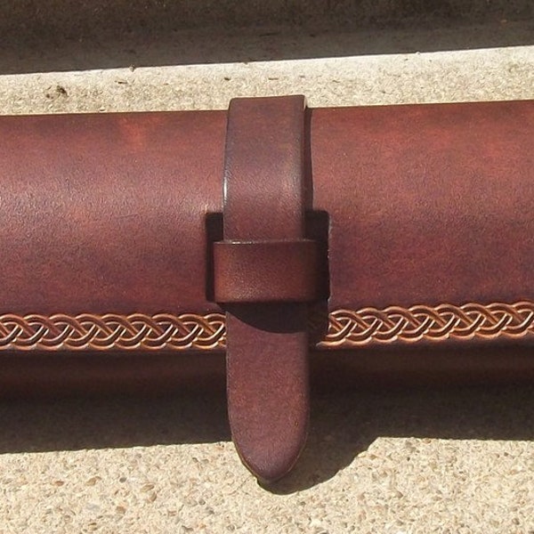 Pencil Case Pattern Leather Etsy