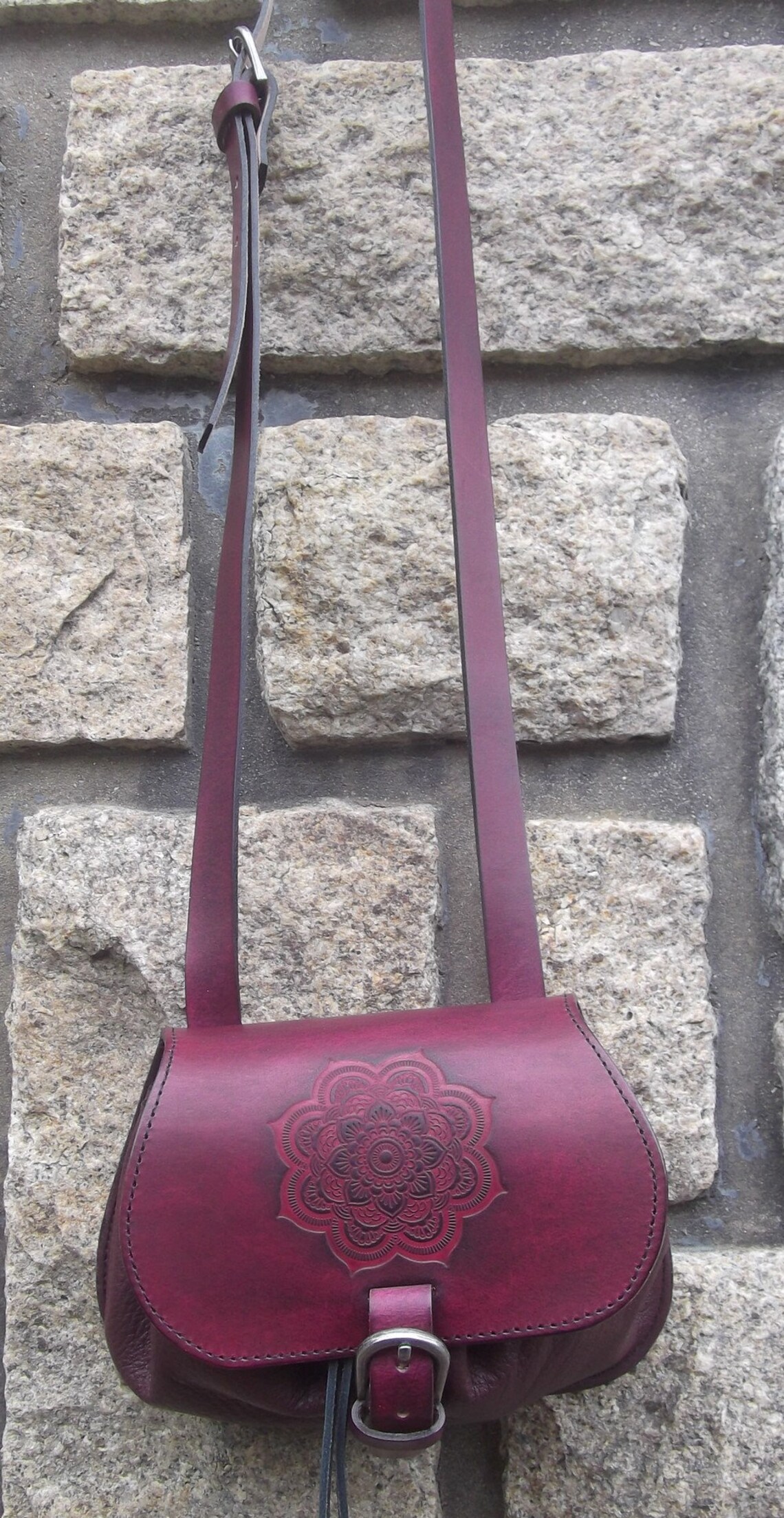 Sac à Main Artisanal En Cuir Et Osier - Style Bohème - Unique - Neuf Sans étiquette